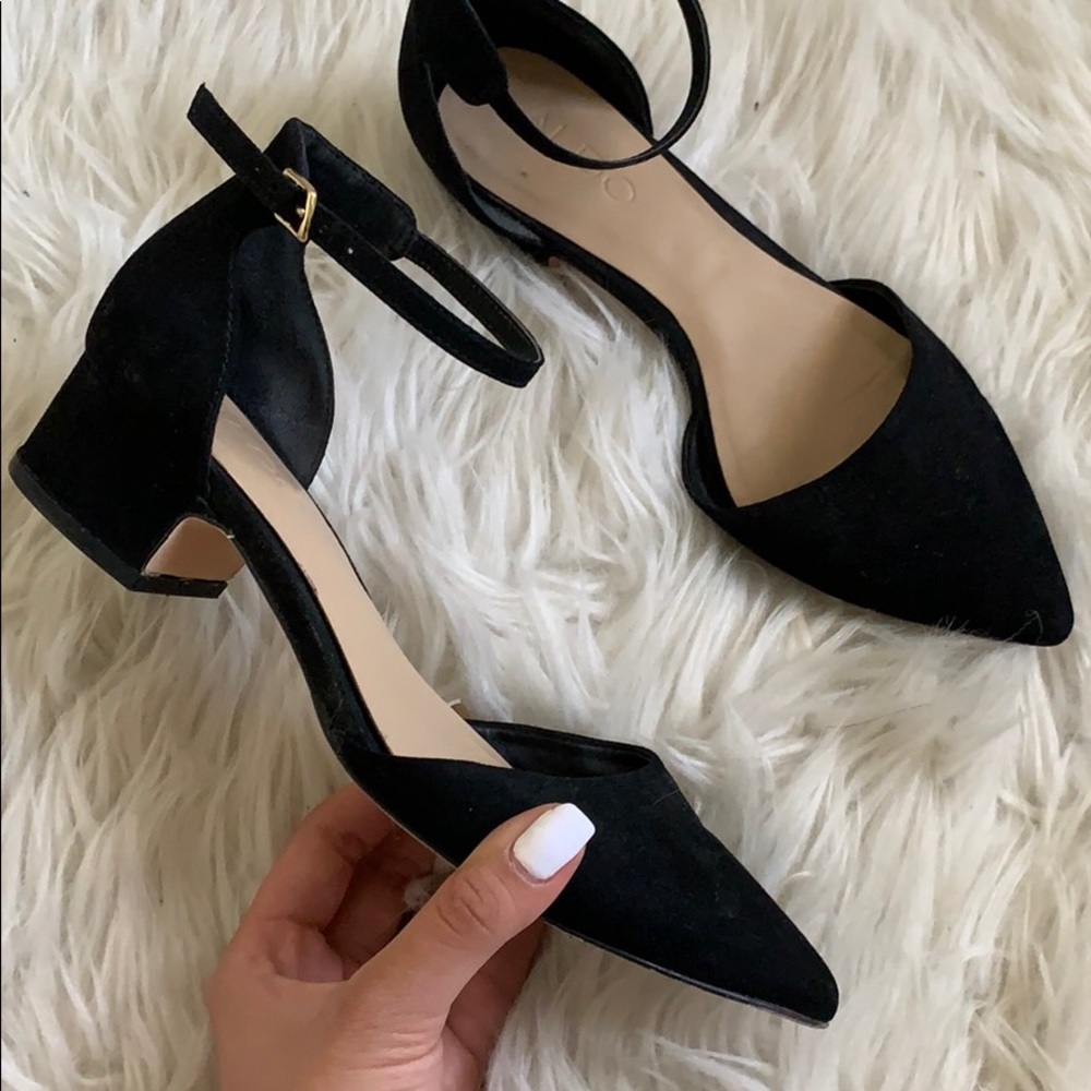 Aldo short block heels